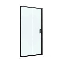 Душевая дверь Domani-Spa DoorCube стекло матовое 100х190 см профиль черный 5 мм раздвижная (DS04DCb100L0M00.Gt-Black) - фото 1