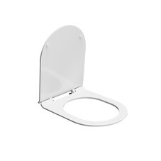 Сиденье для унитаза Kerama Marazzi Plaza Modern дюропласт с микролифтом быстросъемное (KMDP_seat_00-WHT)