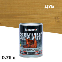 Изображение товара Антисептик Акватекс Викинг декоративный для дерева дуб 0,75 л