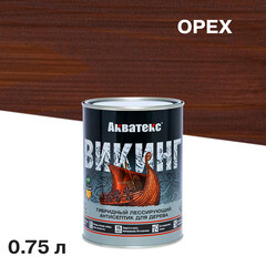 Изображение товара Антисептик Акватекс Викинг декоративный для дерева орех 0,75 л