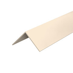 Уголок ПВХ 10х10х2700 мм 008 слоновая кость - фото 1