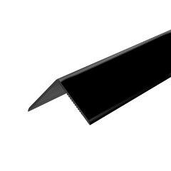 Изображение товара Уголок ПВХ 30х30х2700 мм матовый 007 черный