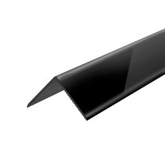 Изображение товара Уголок ПВХ 22х22х2700 мм глянцевый 007-0 черный