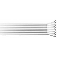 Панель декоративная из экополимера 200х2600х21 мм Bello Deco XPS СП 11/2.6 белая 0,52 кв.м - фото 1