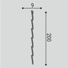 Панель декоративная из экополимера 200х2600х9 мм Bello Deco XPS СП 05/2.6 белая 0,52 кв.м - фото 3