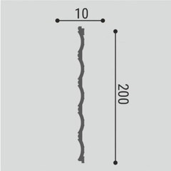 Панель декоративная из экополимера 200х2600х10 мм Bello Deco XPS СП 04/2.6 белая 0,52 кв.м - фото 3