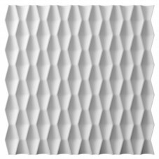 Панель декоративная из экополимера 500х500х15 мм Bello Deco Polymer СП 17 белая 0,25 кв.м