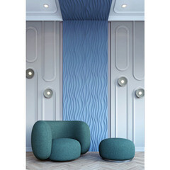 Панель декоративная из экополимера 500х500х15 мм Bello Deco Polymer СП 13 белая 0,25 кв.м - фото 6