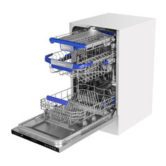 Посудомоечная машина встраиваемая Maunfeld MLP45230 Light Beam 45 см нержавеющая сталь