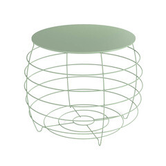 Изображение товара Журнальный столик круглый бразо/мятный Sheffilton SHT-CT77