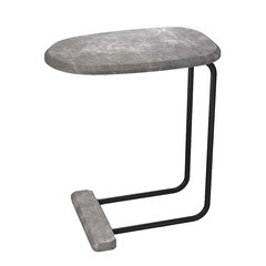 Изображение товара Приставной столик прямоугольный черный муар/мокрый асфальт Sheffilton SHT-CT23