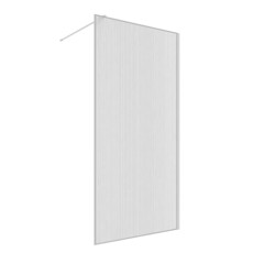 Душевая перегородка RGW WA 08 хром 120х195 см стекло рифленое 8 мм - фото 1