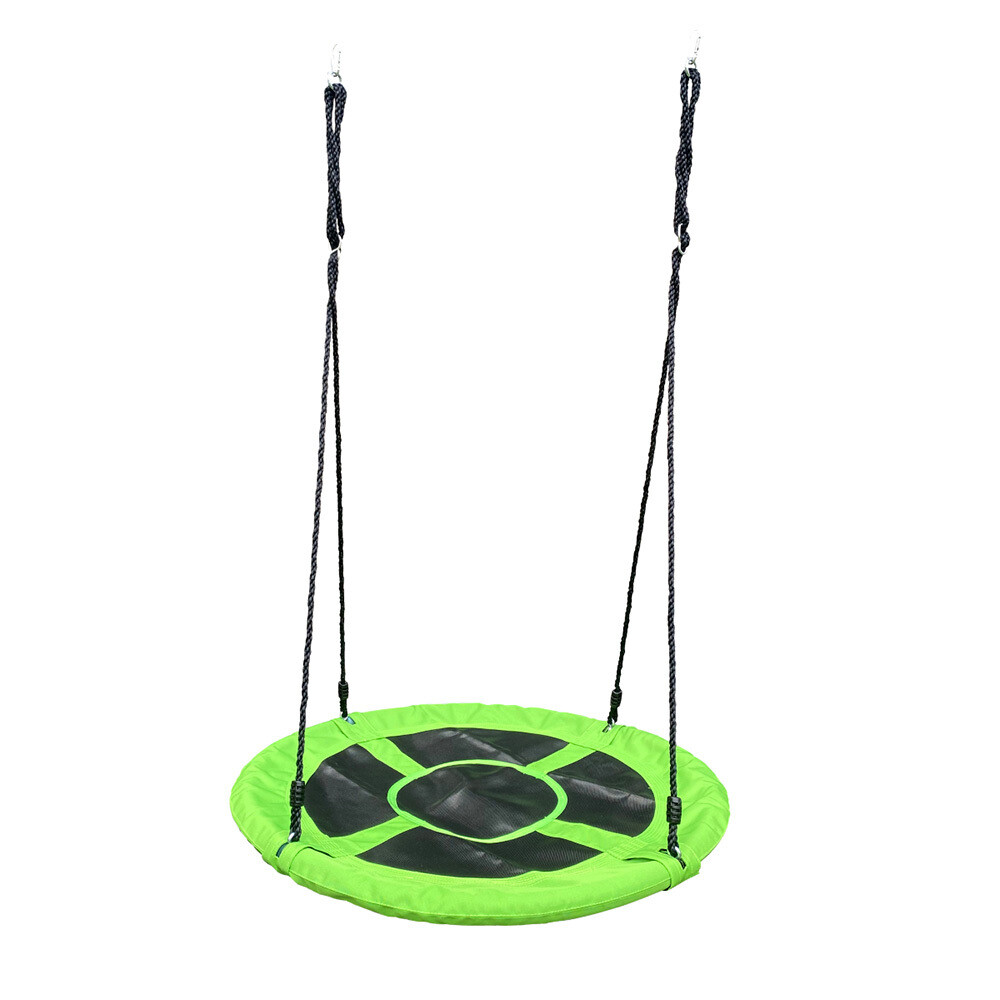 Изображение товара Садовые качели Green Glade черно-зеленые, 100 см, до 150 кг