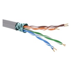 Изображение товара Интернет-кабель (витая пара) F/UTP CAT5е 4х2х0,51 мм экранированный DKC серый (305 м)