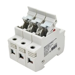 Предохранитель-разъединитель EKF ПВЦ 3P 32А 500 В на DIN-рейку с индикацией (pr-10-38-3) - фото 2