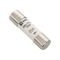 Вставка плавкая EKF ПВЦ 0,5А 50 кА 500 В цилиндрическая (pvc-10x38-0,5) - фото 2