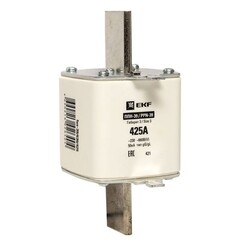 Изображение товара Вставка плавкая EKF ППН-39 425А 50 кА 660 В (fus-39/630/425)