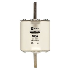 Вставка плавкая EKF ППН-39 400А 50 кА 660 В (fus-39/630/400) - фото 6