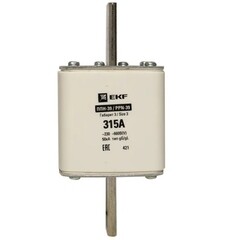 Вставка плавкая EKF ППН-39 315А 50 кА 660 В (fus-39/630/315) - фото 3