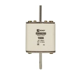 Вставка плавкая EKF ППН-39 160А 50 кА 660 В (fus-39/630/160) - фото 3