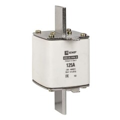 Вставка плавкая EKF ППН-39 125А 50 кА 660 В (fus-39/630/125)