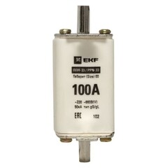 Вставка плавкая EKF ППН-33 100А 50 кА 660 В (fus-33/160/100) - фото 5
