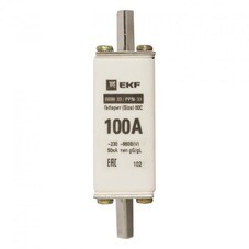 Вставка плавкая EKF ППН-33 100А 50 кА 660 В (fus-33/100)