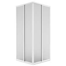 Душевой уголок Plastic Line City Comfort белый 90х90х177 см квадрат полистирол 2 мм (ДУS_016726)