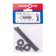 Инъекционная шпилька для химического анкера 8х105 мм Hard-Fix (2 шт.) - фото 4