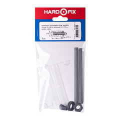 Комплект установки для химического анкера шпилька 10х110 мм гильза 16х85 мм Hard-Fix (2 шт.) - фото 4
