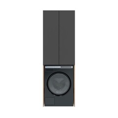 Шкаф над стиральной машиной Sanstar Graffa 65,2 см дуб вотан/графит софт (455.1-3.4.1.) - фото 3