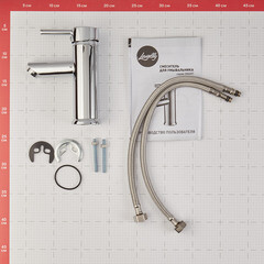 Смеситель для раковины Lavelly Smart однорычажный хром (624587) - фото 14