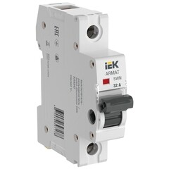 Изображение товара Выключатель-разъединитель IEK Armat SWN 1P 32А 230 В на DIN-рейку (AR-SWN-1-032)