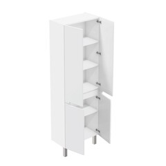 Пенал Sanstar Ориана 60 см подвесной/напольный белый - фото 2