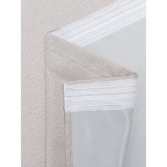 Штора имитация льна бежевая 160х260 см Amore Mio (97067) - фото 7