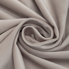 Штора бархат бежевая 160х260 см Amore Mio (94624) - фото 2