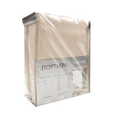 Штора канвас бежевая 160х260 см Amore Mio (98563) - фото 4