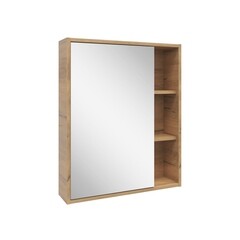 Зеркальный шкаф Sanstar Graffa 60х72,8х14,8 см подвесной дуб вотан - фото 1