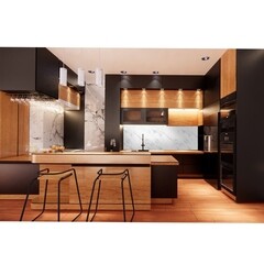 Панель самоклеящаяся ПВХ 490х490х4 мм Пластмаркет Гибкий мрамор верде 0,96 кв.м (4 шт.) - фото 3