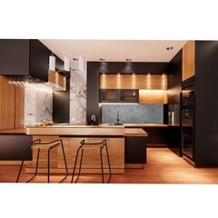 Панель самоклеящаяся ПВХ 490х490х4 мм Пластмаркет Гибкий мрамор бетон 0,96 кв.м (4 шт.) - фото 3