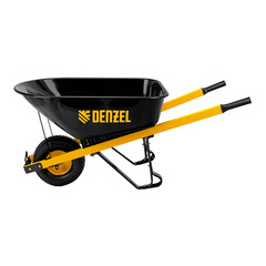 Тачка садово-строительная одноколесная Denzel 140 л 230 кг усиленная (68999) - фото 4