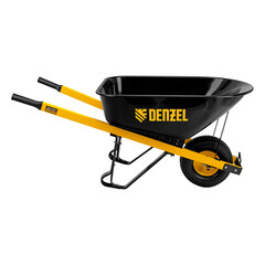 Тачка садово-строительная одноколесная Denzel 140 л 230 кг усиленная (68999) - фото 3