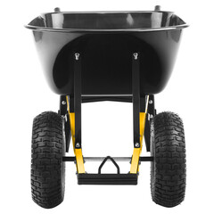 Тачка садово-строительная двухколесная Denzel 140 л 250 кг усиленная (69000) - фото 5