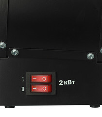 Пушка тепловая электрическая 2 кВт КМ HF2000A прямого нагрева - фото 4