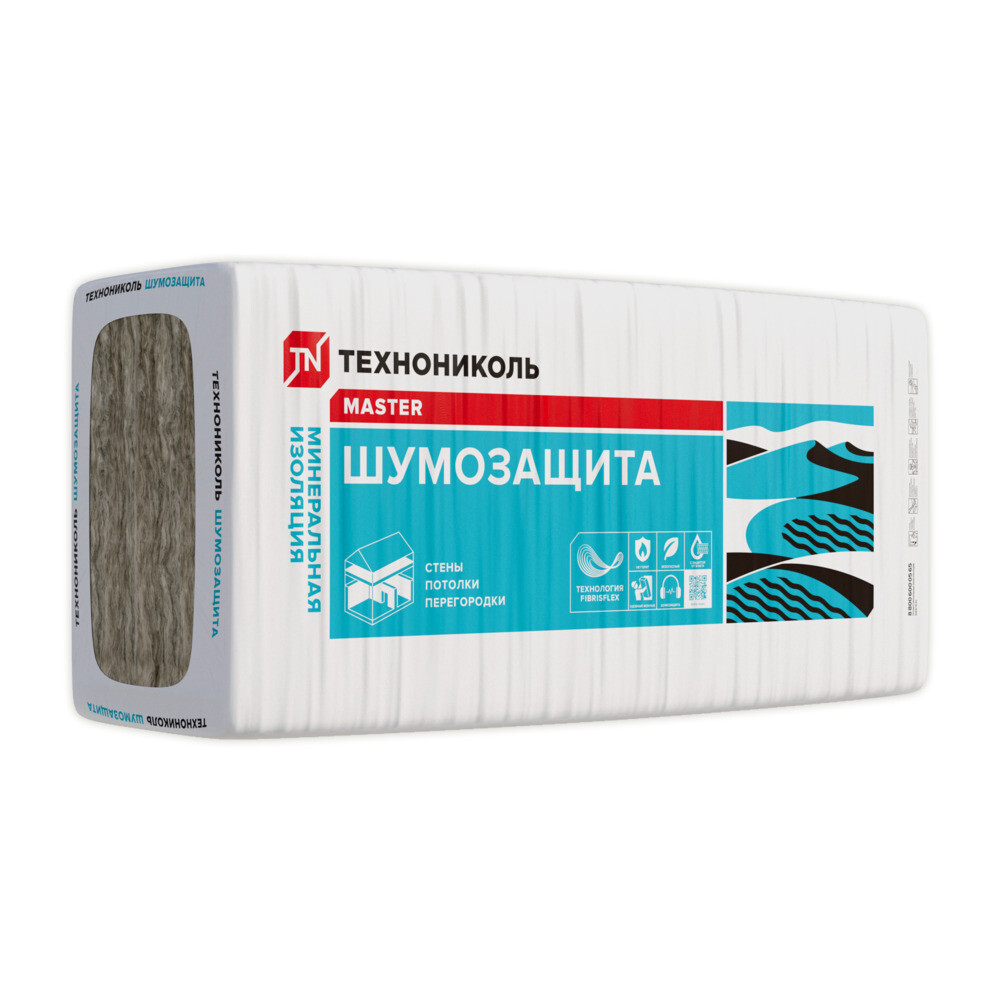 

Шумоизоляция Технониколь Шумозащита 50х610х1200 мм 7,32 кв.м