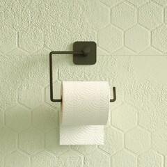 Держатель для туалетной бумаги Delphinium B6445P-6 металл черный (101187) - фото 5