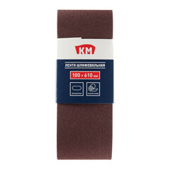 Лента шлифовальная бесконечная КМ Р120 100х610 мм (3 шт.) - фото 4