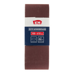Лента шлифовальная бесконечная КМ Р180 100х610 мм (3 шт.) - фото 4