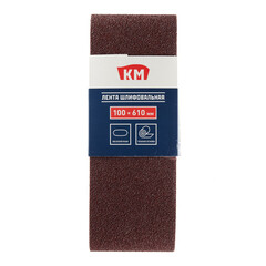 Лента шлифовальная бесконечная КМ Р40 100х610 мм (3 шт.) - фото 4
