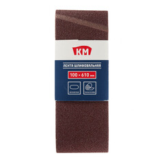 Лента шлифовальная бесконечная КМ Р60 100х610 мм (3 шт.) - фото 4